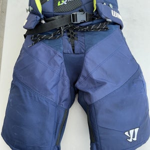Warrior Alpha LX PRO Pro Stock Hockey Pants Medium Navy Blue (Used) 2148