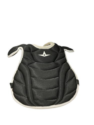 Used All Star ALLSTAR CHEST PROTECTOR Catchers Chest Protector Black Intermed 11834-S000047241