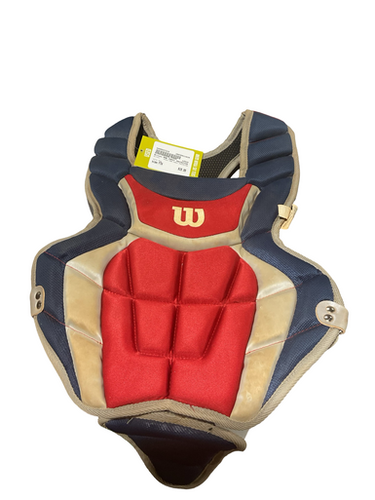 Used Wilson RWB CHEST PROTECTOR Catchers Chest Protector Red Youth 11834-S000047224
