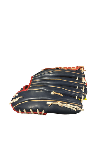 Used Franklin FIELDMASTER SERIES BB/SB Glove LH Throw Navy Blue And Red 12" 11834-S000047223