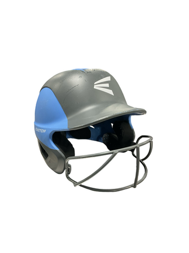 Used Easton HELMET W/MASK 6 5/8-7 1/4 Batting Helmet w/Mask Royal Blue One Size 11834-S000047210