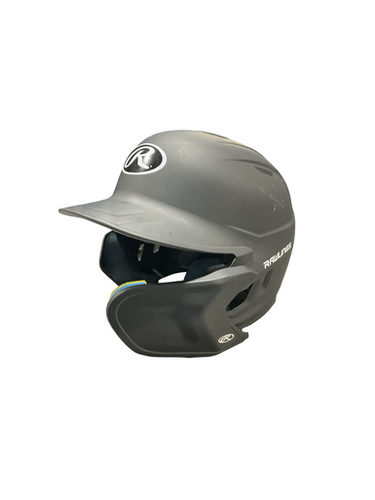 Used Rawlings BLK HELMET 6 3/8-71/8 Batting Helmet No Mask Black One Size 11834-S000047178