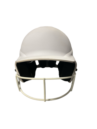 Used RIP-IT SZ 6 - 6 7/8 Batting Helmet w/Mask White One Size 11834-S000047094