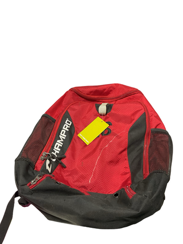 Used Champro RED BACKPACK BB/SB Player Backpack Red 11834-S000047095