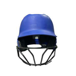 Used Evoshield SZ YTH ROYAL Batting Helmet w/Mask Royal Blue One Size 11834-S000047092