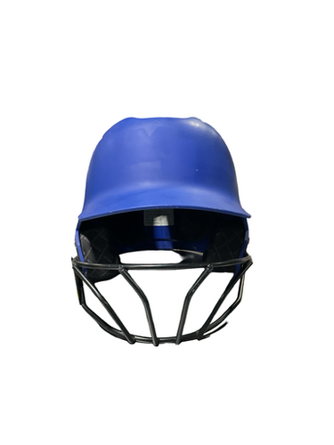 Used Evoshield SZ YTH ROYAL Batting Helmet w/Mask Royal Blue One Size 11834-S000047092