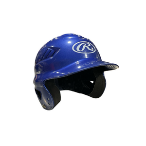 Used Rawlings BLU SZ 6 1/2 - 7 1/2 Batting Helmet No Mask Royal Blue One Size 11834-S000047085