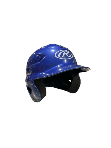 Used Rawlings BLU SZ 6 1/2 - 7 1/2 Batting Helmet No Mask Royal Blue One Size 11834-S000047085