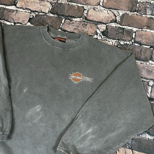 Vtg Harley Davidson F-150 Ford Collaboration Crewneck Sweatshirt F150 Mens Large