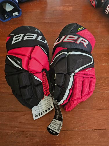 Bauer Vapor Hyperlite Gloves 14" (Used)