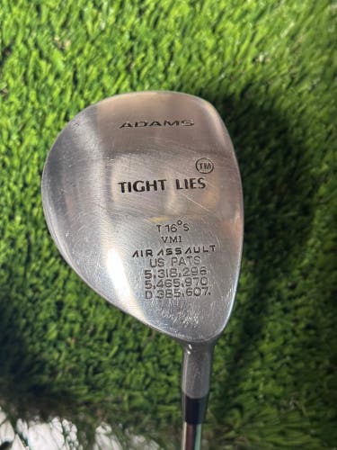 Adams Tight Lies Air Assault T 16* 3 Wood Memphis 10 Steel Stiff Flex RH 40.5”