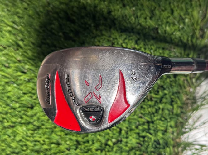 Tour Edge Exotics XCG 21° 4 Hybrid X-Stiff Flex Aldila NVS Graphite Shaft RH 40”