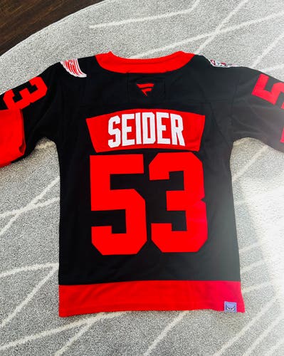 Red Wings SEIDER Reverse Stadium Youth Large Unisex Jersey (New)