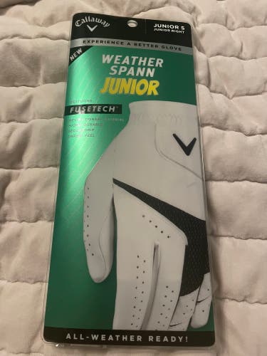 Junior Callaway Weather Spann Right Handed Glove (New) small