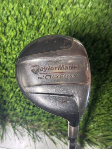 TaylorMade 200 Steel 5 Wood Regular Flex Graphite Shaft Good Grip RH 42.5”