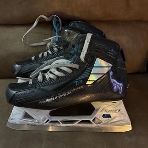 2021 True TF9 Hockey Goalie Skates Regular Width 9.5 (Used)