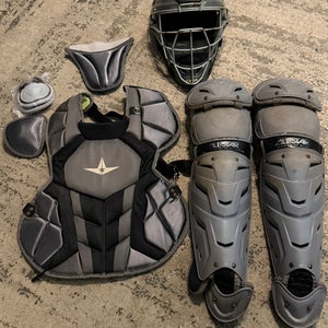 Black/Gray All Star System 7 Axis Catcher's Set (Used)
