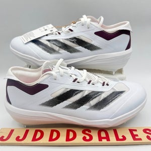 Adidas Adizero Impact Baseball Cleats White Team Maroon ID0970 Men’s Sz 11.5 NWT

New