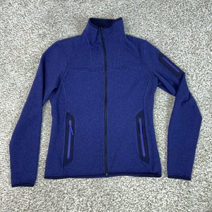 Arcteryx Jacket Womens Small Blue Covert Cardigan Fleece Full Zip Hiking Outdoor