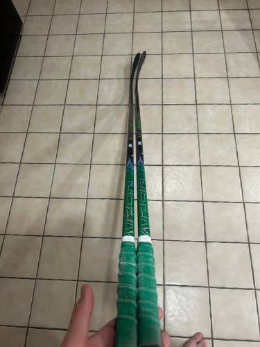 Two Custom Senior Bauer Nexus Tracer "Larkin" Left Hand Hockey Stick P28 87 Flex Pro Stock