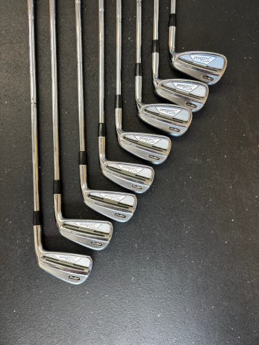 2010 Titleist 710 AP2 Right Handed Iron Set Stiff Flex Steel Shaft (Used)