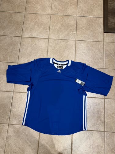 Blue Adidas practice Jerseys (New) size 52+54