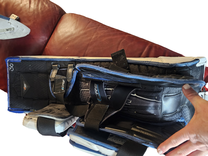 Large Bauer Supreme 2S Pro Goalie Leg Pads (Used)