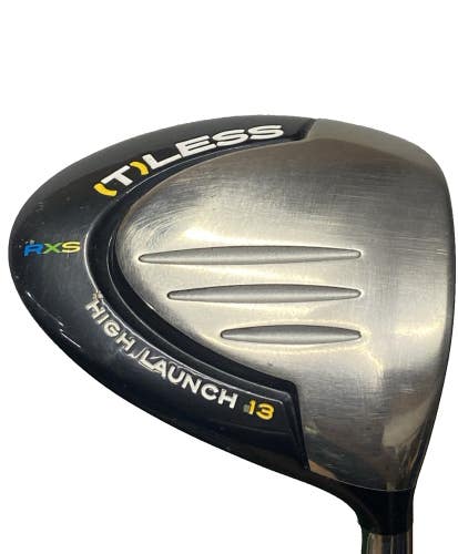 Teeless RXS HL Driver 13* RH 50g Minus 1.5" Regular Graphite 42.5" Nice Grip HC