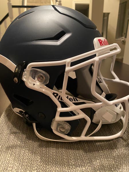Matte Navy ADULT Medium Riddell SpeedFlex Helmet w/ new upgraded
