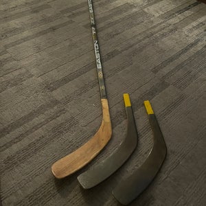 Senior Easton T Flex  Graphite shaft w 3 blades Right Handed Hockey Stick 100 Flex (gently Used)