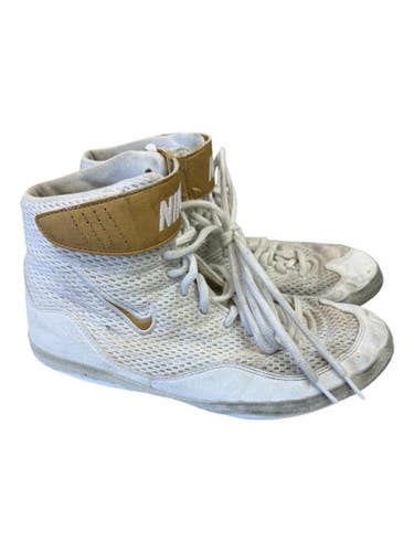 Used Nike 325256.100 WHT SHOES Wrestling Shoes White Senior 7 11862-S000093001