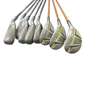 Used Adams Golf IDEA A50S 3-P Mens Package Set RH Silver 5 Piece 11862-S000092929