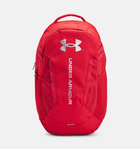 Under Armour Hustle 6.0 1384672-600 Backpack Unisex Red Laptop Sleeve DDR3153