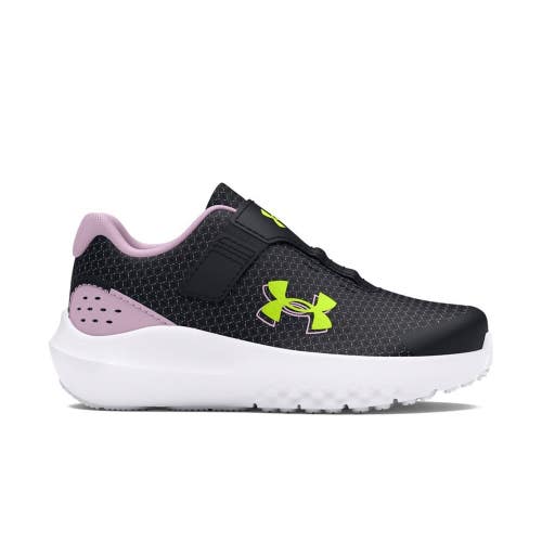 Under Armour Surge 4 AC 3027110-001 Toddler US 10K Black Running Shoes RHS7786