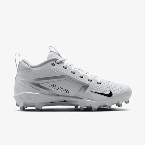 Nike Alpha Menace 4 Varsity FN0027-100 Mens US 9.5 White Football Cleats RHS7731