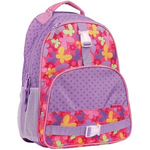 Stephen Joseph Butterfly School Backpack Girls Purple All Over Print DDR3147
