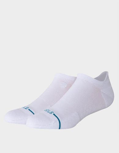 Stance Icon Tab Socks Unisex Large White Arch Support Targeted Cushioned DDR2658