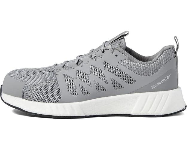Reebok Work Fusion Flexweave Sneaker Women's US 8.5 Gray Athletic Shoes RHS7792