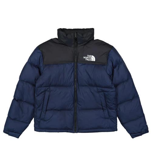 The North Face 1996 Retro Nuptse Puffer Jacket Men 2XL Navy Black Hooded DDR3118