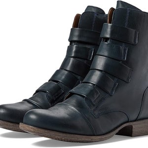 Miz Mooz Leighton Women's Size 10 B Ocean Leather Side Zipper Boots VER1496