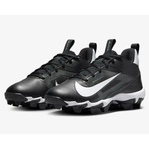 Nike Alpha Menace 4 Shark FQ4016-001 Boys US 5.5 Black Football Cleats RHS7726