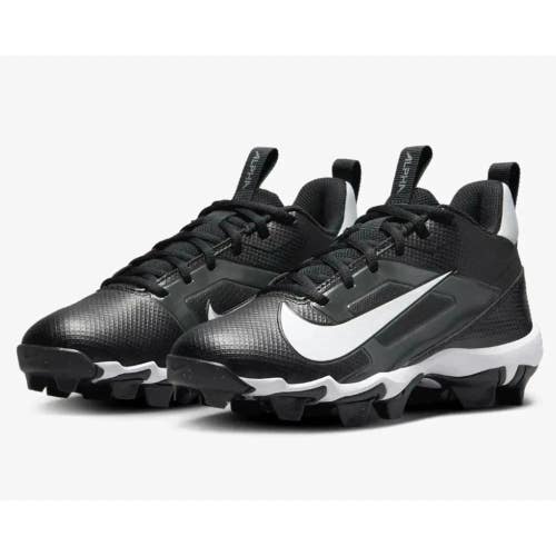 Nike Alpha Menace 4 Shark FQ4016-001 Boys US 5.5 Black Football Cleats RHS7726