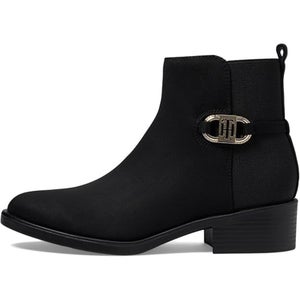 Tommy Hilfiger Imiera Boots Women's US 8 Black Almond Toe Ankle Bootie RHS7784