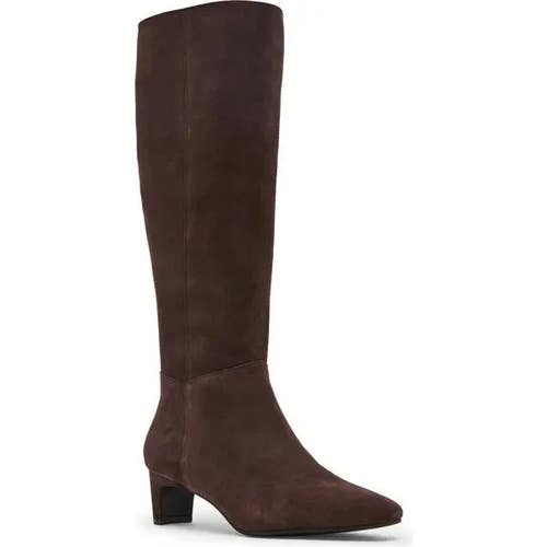 Blondo Stellah Bootie Women's 9 M Java Suede Waterproof Knee High Boots HAWK2450