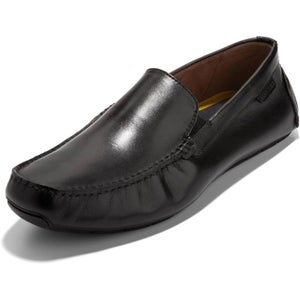 Cole Haan Grand+ Venetian Loafer Men's 11.5 Black Leather Slip On Shoes HAWK1319