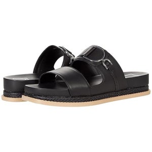 Dolce Vita Gunter Sandals Women's US 6.5 Black Open Toe Comfort Slip-On ZAP752