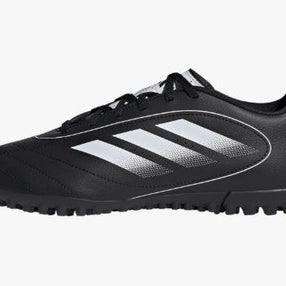 New ADIDAS GOLETTO IX SZ 10.5 BLK/WHT TURF SHOES 11860-ADIJP8445105