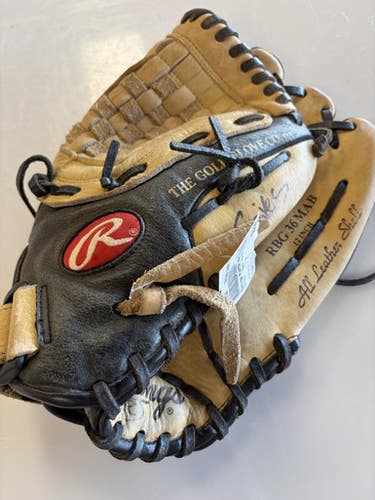 Used Rawlings PLAYER PREFERRED BB/SB Glove RH Throw Brown 12" 11860-C000305002