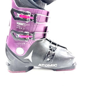 Used Atomic HAWX 3 Girls DH Ski Boot Black 235 MP - J05.5 - W06.5 11860-S000304993
