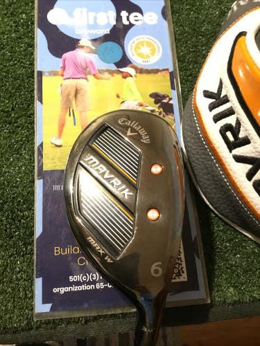 Callaway Ladies Mavrik Max-W 30* 6 Hybrid UST Mamiya Helium 40LL I Graphite VGC